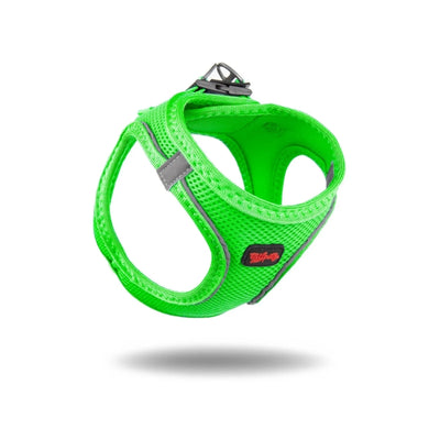 TailPetz Airmesh Neo Green Köpek Göğüs Tasması M