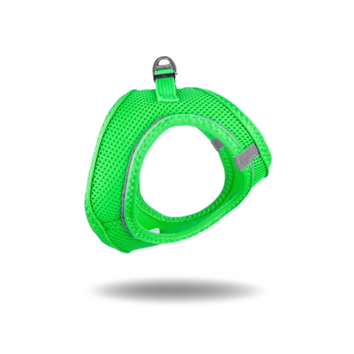 TailPetz Airmesh Neo Green Köpek Göğüs Tasması S