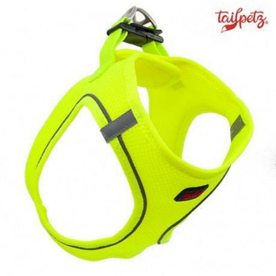 TailPetz Airmesh Neo Lime Köpek Göğüs Tasması M