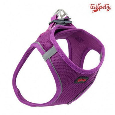 TailPetz Airmesh Purple Köpek Göğüs Tasması M