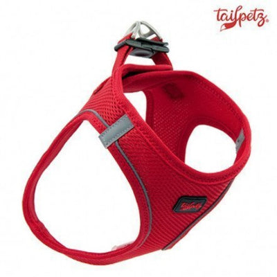 TailPetz Airmesh Red Köpek Göğüs Tasması 2XS
