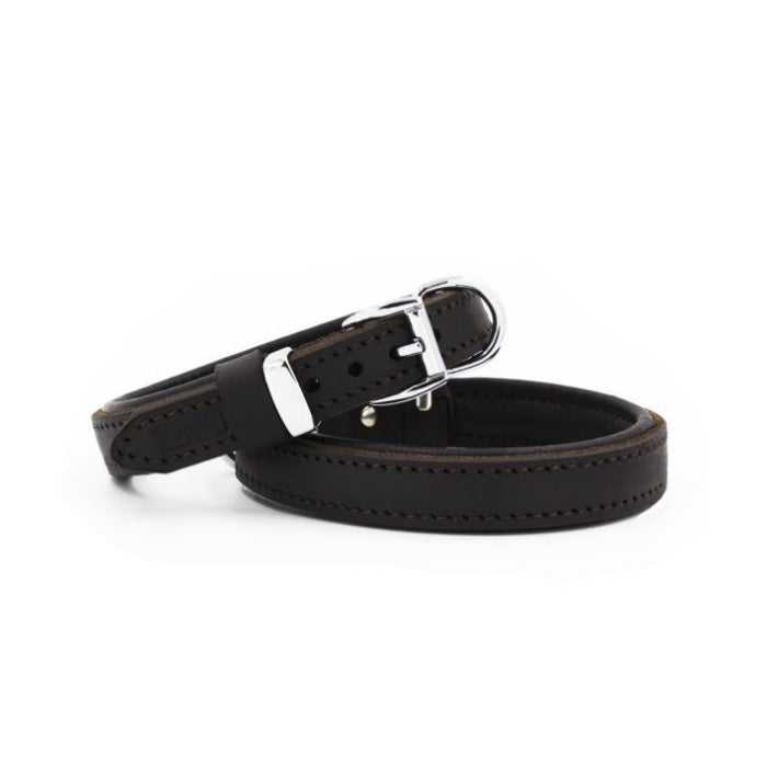 Doggie Yağlı Deri Boyun Tasması Yağlıkahve 2X35-40Cm