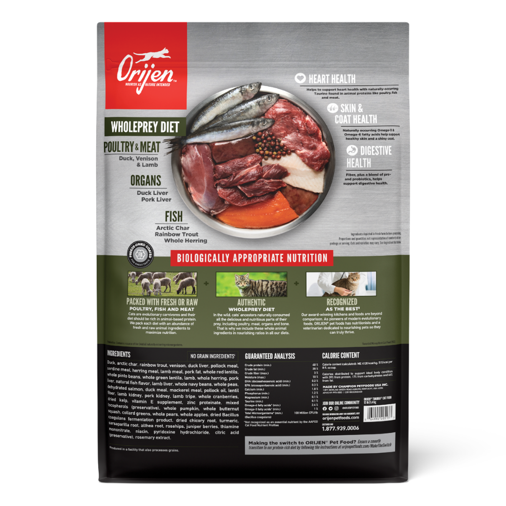 Orijen Tundra Kedi Maması 1.8 Kg - Tüm Irk Ve Yaşam Evreleri İçin