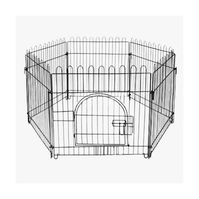 Zampa Siyah Metal Köpek Çiti 80x95