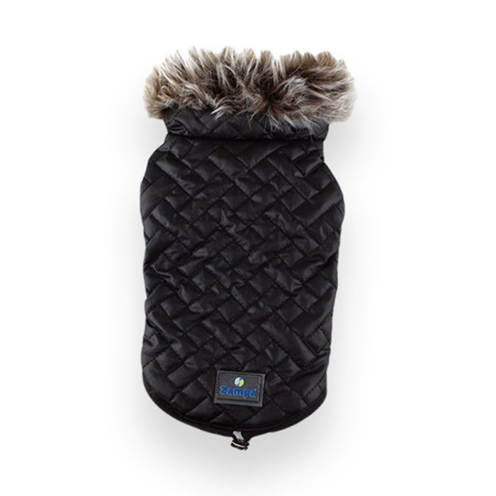 Zampa Supreme Yakalı Kürklü Mont Siyah - M